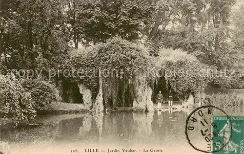 AK / Ansichtskarte Lille_59 Jardin Vauban La Grotte 