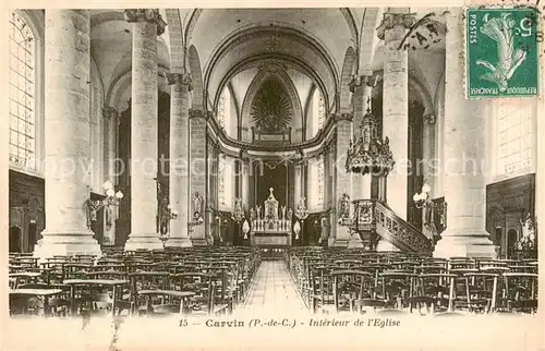 AK / Ansichtskarte Carvin_62_Pas de Calais Interieur de l Eglise 