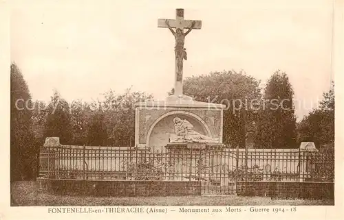 AK / Ansichtskarte Fontenelle_02_Aisne Monument aux Morts Guerre 1914 18 