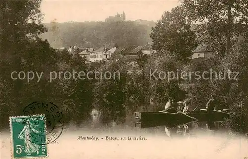 AK / Ansichtskarte Montmedy_55_Meuse Bateau sur la riviere 