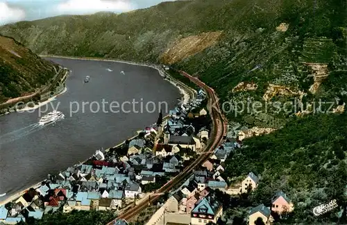 AK / Ansichtskarte Kestert_Rhein Fliegeraufnahme Kestert_Rhein