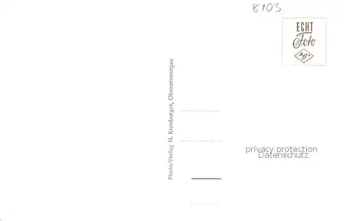 AK / Ansichtskarte Oberammergau Dedierstrasse mit Kofel Oberammergau