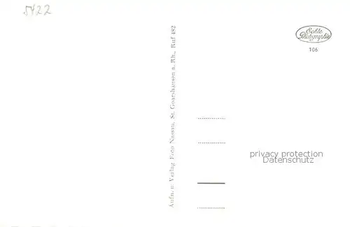 AK / Ansichtskarte St_Goarshausen_Rhein Hotel Schloss 