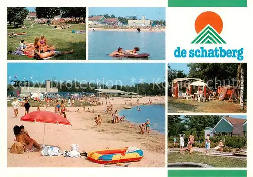 AK / Ansichtskarte  Sevenum_NL Recreatiecentrum De Schatberg Freibad Strand Zeltplatz Minigolf 