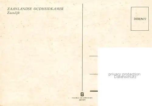 AK / Ansichtskarte 73834908 Zaandijk_NL Zaanlandse Oudheidkamer 