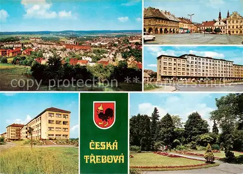 AK / Ansichtskarte 73834925 Ceska_Trebova_Boehmisch_Truebau_CZ Panorama Namesti Sbratreni Odborne zeleznicni Nove namesti Sad Javorka 