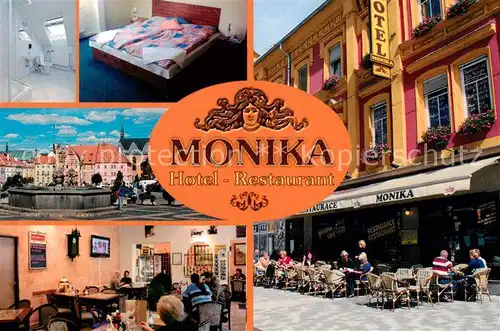 AK / Ansichtskarte 73834939 Cheb_Eger Hotel Restaurant Monika Details 