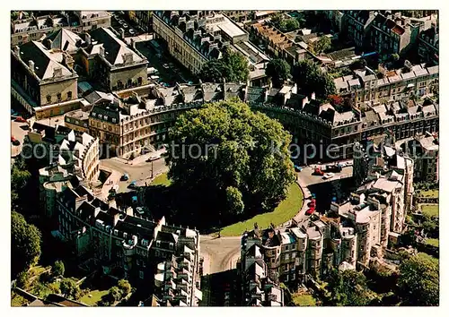 AK / Ansichtskarte  Bath__UK Aerial view of the Circus 