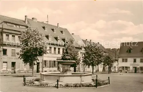 AK / Ansichtskarte 73834980 Frohburg__Sachsen Markt Brunnen 