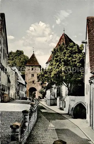 AK / Ansichtskarte  Pappenheim_Mittelfranken Oberes Tor Pappenheim Mittelfranken