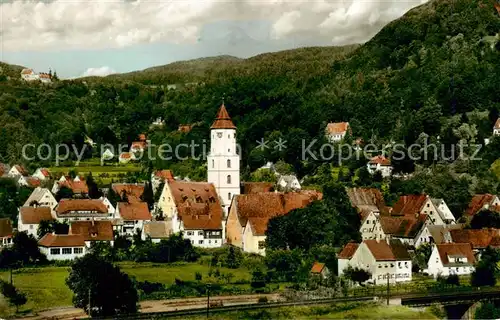 AK / Ansichtskarte  Pommelsbrunn Panorama Kirche Pommelsbrunn