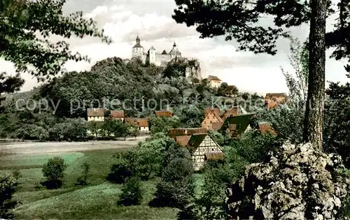 AK / Ansichtskarte  Hohenstein_Hersbruck Stadt und Burg Hohenstein_Hersbruck