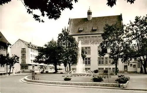 AK / Ansichtskarte  Schwabach Schillerplatz Brunnen Schwabach