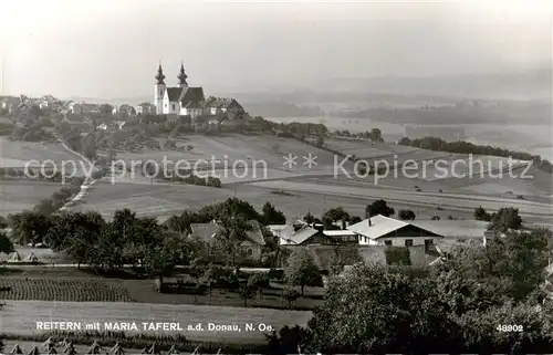 AK / Ansichtskarte  Reitern mit Wallfahrtskirche Maria Taferl Reitern