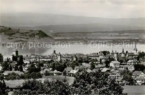 AK / Ansichtskarte  Morat_Murten_FR Panorama 