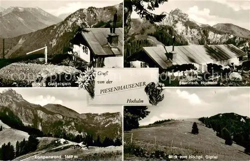 AK / Ansichtskarte 73835097 Marquartstein Geigelstein Hochalm Kampenwand Hochpl Gipfel Marquartstein