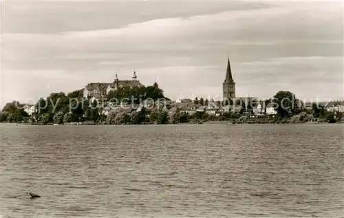 AK / Ansichtskarte  Ploen_See Ploener See mit Schloss und Kirche Ploen_See