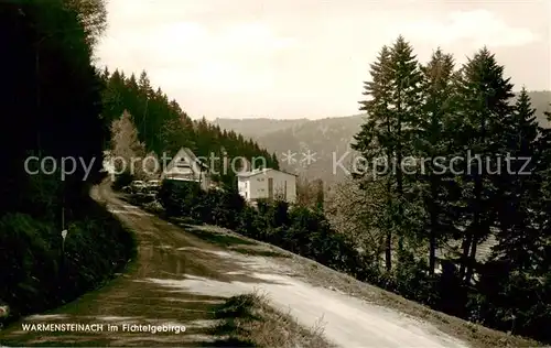 AK / Ansichtskarte  Warmensteinach Pension und Gaststaette Waldbaude mit Gaestehaus Warmensteinach