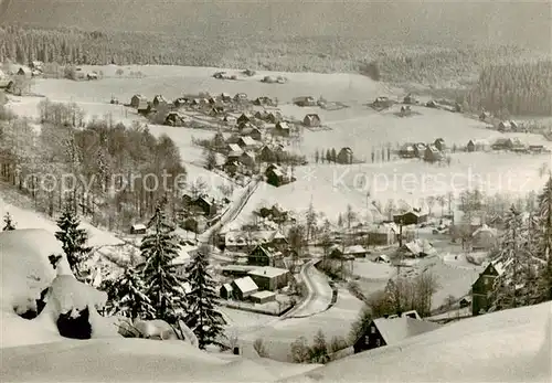 AK / Ansichtskarte 73835118 Rittersgruen Winterpanorama Rittersgruen