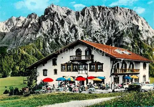 AK / Ansichtskarte  Mittenwald_Bayern Tonihof Karwendelgebirge Mittenwald Bayern