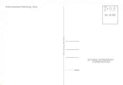 AK / Ansichtskarte  Raisting_Ammersee Erdfunkstelle Raisting_Ammersee