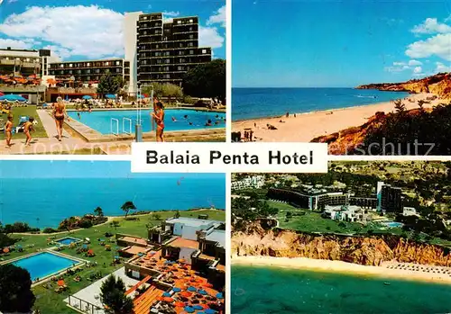 AK / Ansichtskarte Albufeira_PT Balaia Penta Hotel Praia Maria Luisa Swimming Pool Strand 