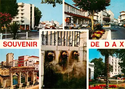 AK / Ansichtskarte Dax_40_Landes Boulevard Thermal Hotel Miradour Fontaine Jardin des Thermes 