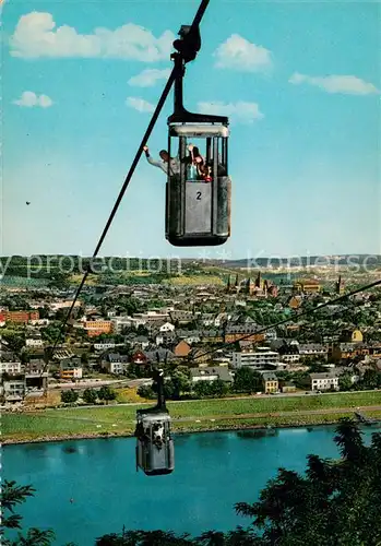 AK / Ansichtskarte Trier Kabinenbahn Panorama Trier