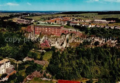AK / Ansichtskarte Belfort_90 Le lion et la citadelle vue aerienne 