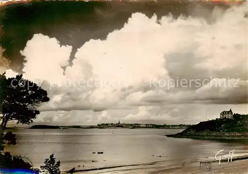 AK / Ansichtskarte Dinard_35 La plage et vue generale sur Saint Malo 