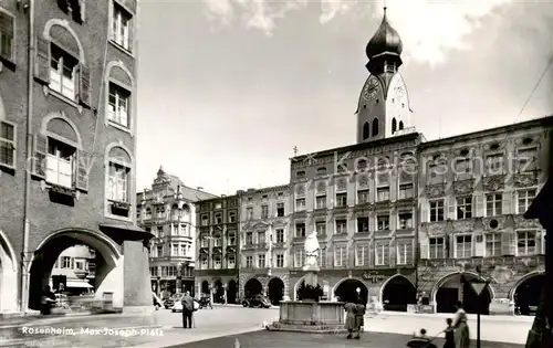 AK / Ansichtskarte Rosenheim__Bayern Max Joseph Platz 