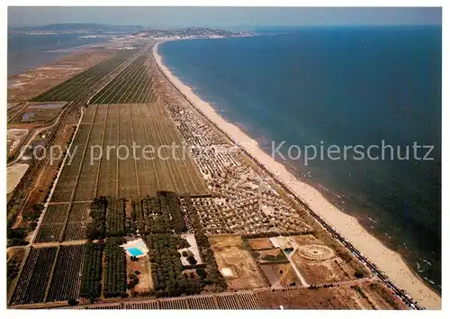 AK / Ansichtskarte Sete_Cette_34 Camping Le Castellas vue aerienne 