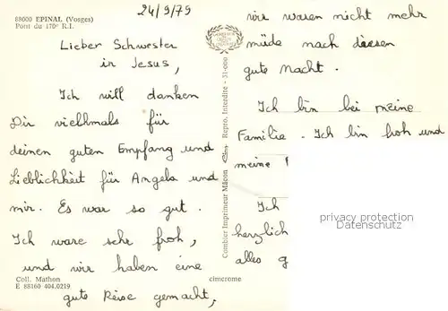 AK / Ansichtskarte Epinal_88_Vosges Pont du 170e R.I. 