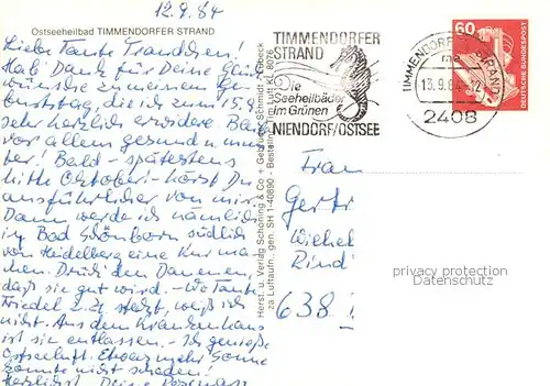 AK / Ansichtskarte Timmendorfer_Strand Panorama Ostseeheilbad Timmendorfer_Strand