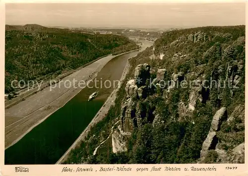 AK / Ansichtskarte  Foto_Hahn_Nr. Nr.13477 Saechs.Schweiz Bastei Waende  Foto_Hahn_Nr.