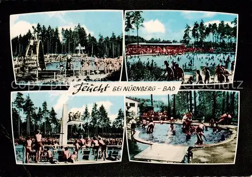 AK / Ansichtskarte 73835447 Feucht Freibad Sprungturm  Feucht