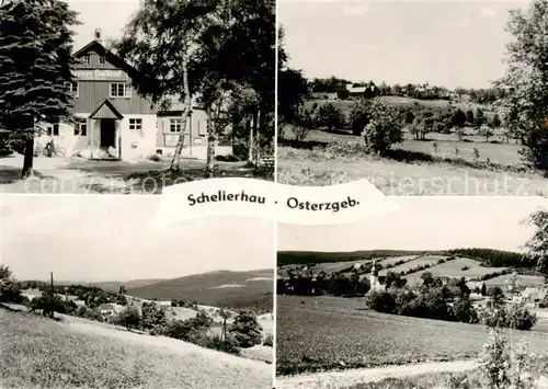 AK / Ansichtskarte  Schellerhau Oberer Gasthof Panorama Schellerhau