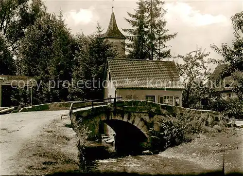 AK / Ansichtskarte  Eschenbach_Mittelfranken Idyll am Hirschenbach Eschenbach Mittelfranken