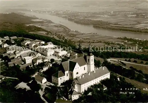 AK / Ansichtskarte  Maria_Taferl Wallfahrtskirche Fliegeraufnahme Maria Taferl