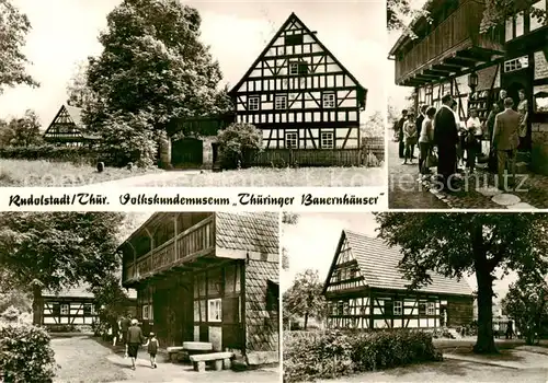 AK / Ansichtskarte  Rudolstadt Volkskundemuseum Thueringer Bauernhaeuser Rudolstadt