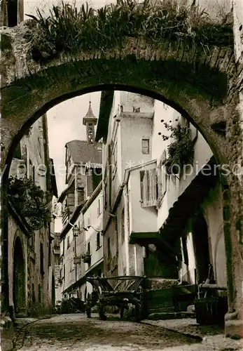 AK / Ansichtskarte  Riquewihr_Haut_Rhin La rue des Juifs et le Dolder Riquewihr_Haut_Rhin