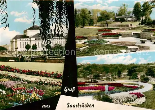 AK / Ansichtskarte  Saarbruecken Deutsch Franzoesische Gartenschau 1960 Saarbruecken