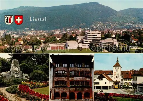 AK / Ansichtskarte  Liestal_BL Panorama Gedenkstaette Ortspartien 