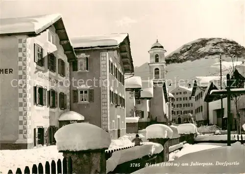 AK / Ansichtskarte  Bivio am Julierpass Dorfpartie Bivio