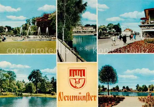 AK / Ansichtskarte 73835550 Neumuenster__Schleswig-Holstein Park Teilansichten 