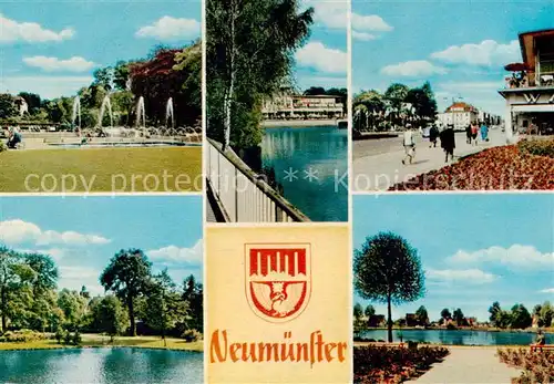 AK / Ansichtskarte  Neumuenster__Schleswig-Holstein Park Teilansichten 