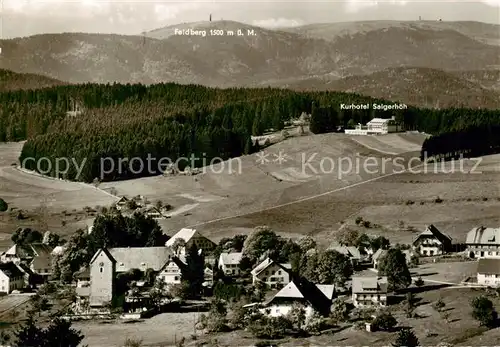 AK / Ansichtskarte 73835576 Saig_Schwarzwald Kurhotel Saigerhoeh Panorama Saig Schwarzwald