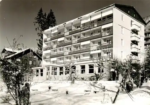 AK / Ansichtskarte  Wengen__BE Hotel Waldrand 