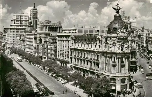 AK / Ansichtskarte  Madrid_Spain El Penix y calle Alcala Madrid Spain