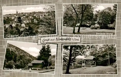 AK / Ansichtskarte  Birkenfeld_Wuerttemberg Panorama Enztalpartien Pavillon Birkenfeld Wuerttemberg